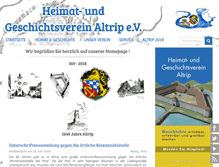 Tablet Screenshot of hgv-altrip.de